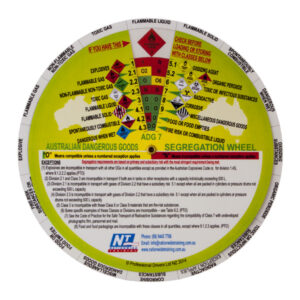 Dangerous Goods Segregation Wheel 16cm